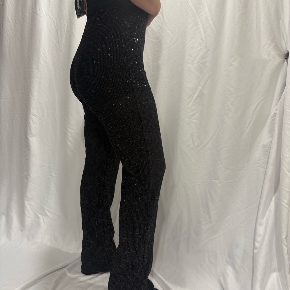 Wild Fable Black Sparkle Jumpsuit - Picture 3 of 14